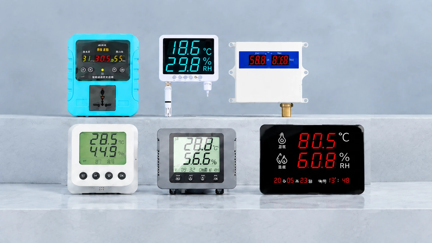 Temperature and humidity sensing instruments